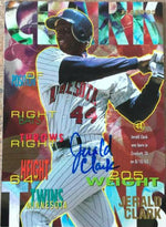 Jerald Clark Signed 1995 Fleer Update Baseball Card - Minnesota Twins - PastPros