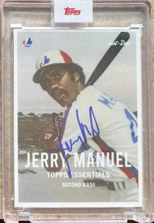 Jerry Manuel Signed 2021-22 Topps Baseball Card - Project70 (Don C.) - Montreal Expos