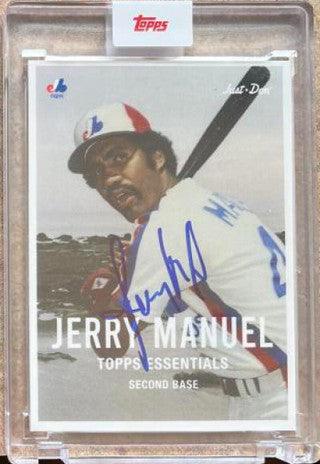 Jerry Manuel Signed 2021-22 Topps Baseball Card - Project70 (Don C.) - Montreal Expos - PastPros