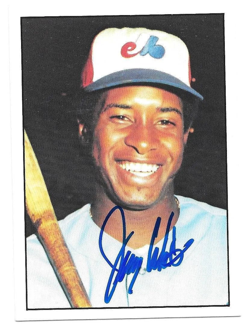 Jerry White Signed 1975 SSPC Baseball Card - Montreal Expos