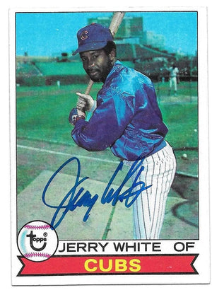 Jerry White Signed 1979 Topps Baseball Card - Chicago Cubs