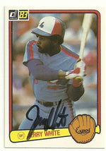 Jerry White Signed 1983 Donruss Baseball Card - Montreal Expos