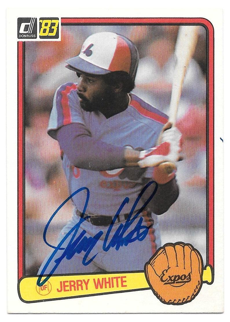Jerry White Signed 1983 Donruss Baseball Card - Montreal Expos - PastPros