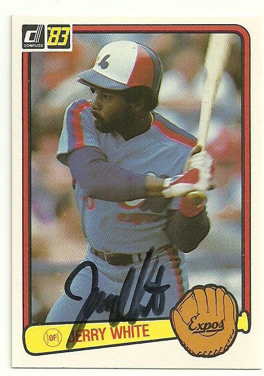 Jerry White Signed 1983 Donruss Baseball Card - Montreal Expos - PastPros