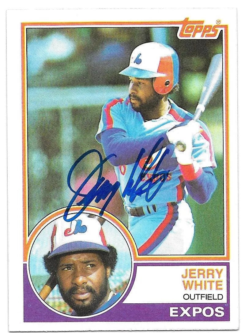 Jerry White Signed 1983 Topps Baseball Card - Montreal Expos