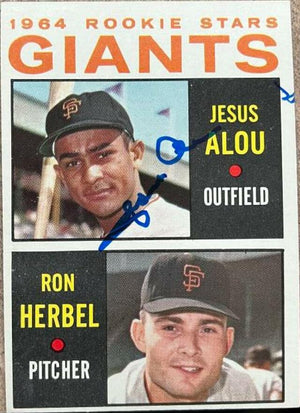 Jesus Alou Signed 1964 Topps Baseball Card - San Francisco Giants - PastPros