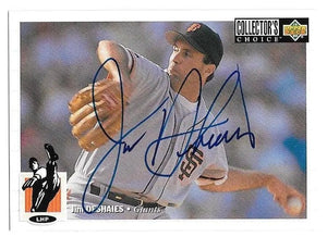 Jim Deshaies Signed 1994 Collector's Choice Baseball Card - San Francisco Giants