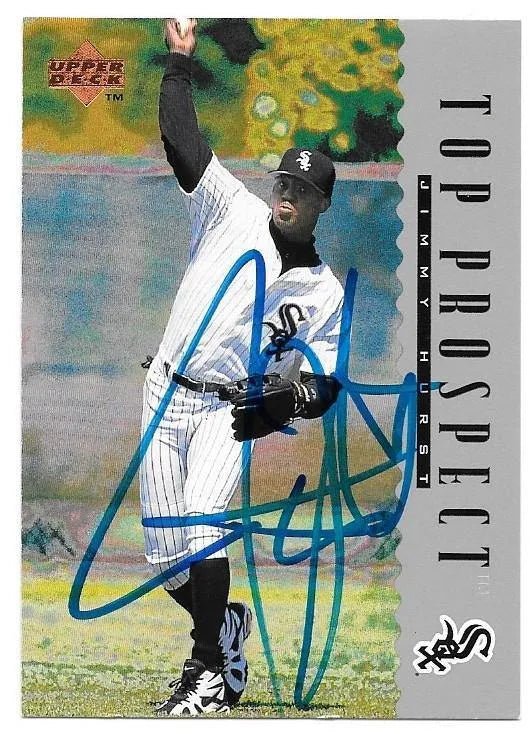 Jimmy Hurst Signed 1995 Upper Deck Baseball Card - Chicago White Sox