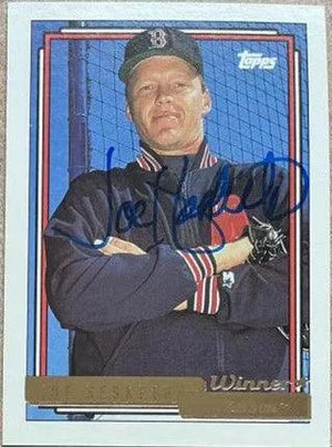 Joe Hesketh Signed 1992 Topps Gold Winner Baseball Card - Boston Red Sox