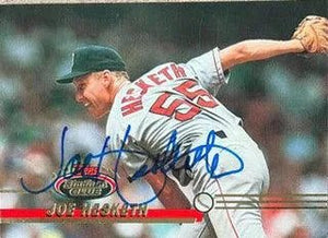 Joe Hesketh Signed 1993 Stadium Club Baseball Card - Boston Red Sox
