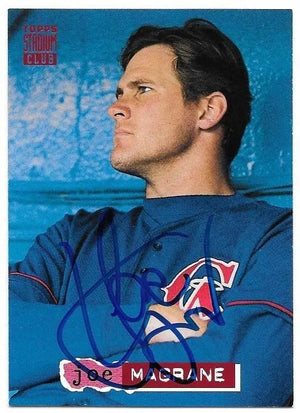 Joe Magrane Signed 1994 Topps Stadium Baseball Card - California Angels