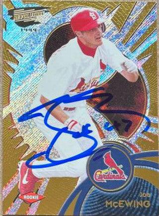 Joe McEwing Signed 1999 Pacific Revolution Baseball Card - St Louis Cardinals - PastPros