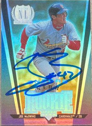 Joe McEwing Signed 1999 Upper Deck Encore Baseball Card - St Louis Cardinals - PastPros