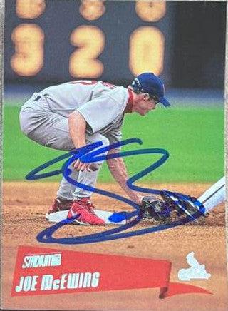 Joe McEwing Signed 2000 Stadium Club Baseball Card - St Louis Cardinals - PastPros