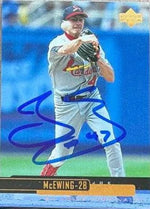 Joe McEwing Signed 2000 Upper Deck Baseball Card - St Louis Cardinals