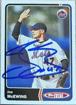 Joe McEwing Signed 2003 Topps Total Baseball Card - New York Mets