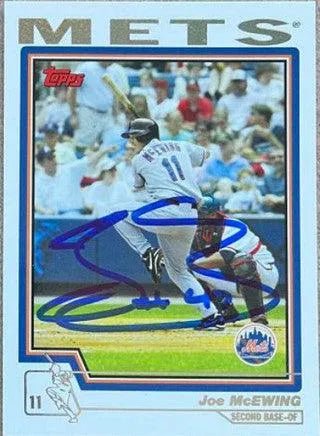 Joe McEwing Signed 2004 Topps Baseball Card - New York Mets