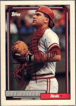 Joe Oliver Signed 1992 Topps Baseball Card - Cincinnati Reds