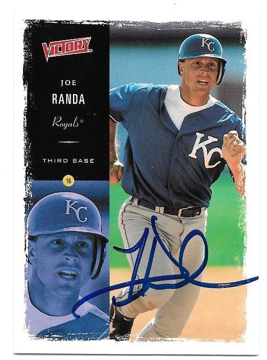 Joe Randa Signed 2000 Victory Baseball Card - Kansas City Royals - PastPros