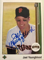 Joel Youngblood Signed 1989 Upper Deck Baseball Card - San Francisco Giants