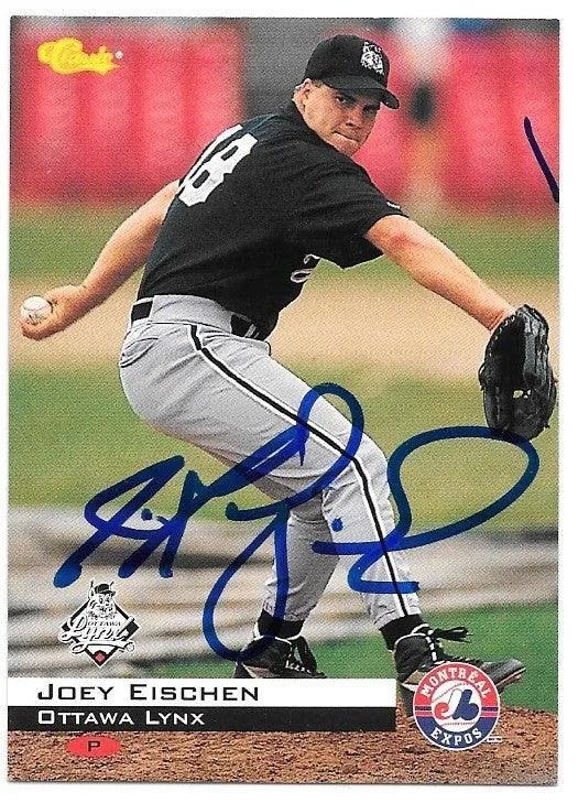 Joey Eischen Signed 1994 Classic Baseball Card - Ottawa Lynx - PastPros