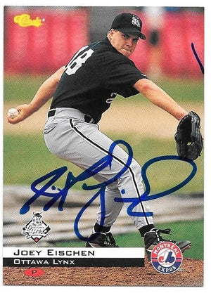 Joey Eischen Signed 1994 Classic Baseball Card - Ottawa Lynx - PastPros