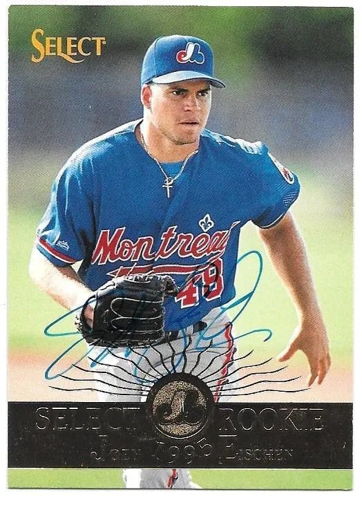 Joey Eischen Signed 1995 Select Baseball Card - Montreal Expos