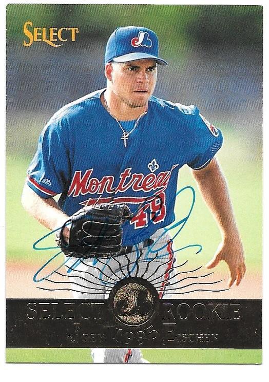 Joey Eischen Signed 1995 Select Baseball Card - Montreal Expos - PastPros