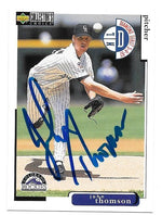 John Thomson Signed 1998 Collector's Choice Baseball Card - Colorado Rockies - PastPros
