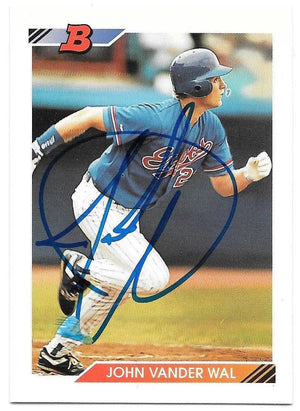 John Vander Wal Signed 1992 Bowman Baseball Card - Montreal Expos