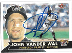 John Vander Wal Signed 2001 Fleer Tradition Baseball Card - Pittsburgh Pirates - PastPros