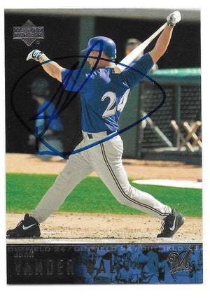 John Vander Wal Signed 2004 Upper Deck Baseball Card - Milwaukee Brewers - PastPros