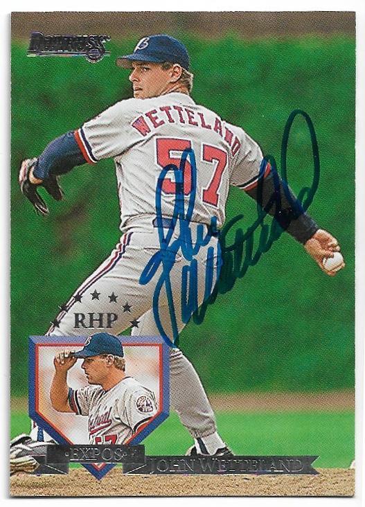John Wetteland Signed 1994 Donruss Baseball Card - Montreal Expos - PastPros