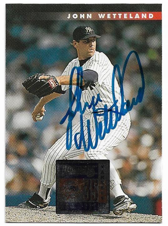 John Wetteland Signed 1996 Donruss Baseball Card - New York Yankees - PastPros