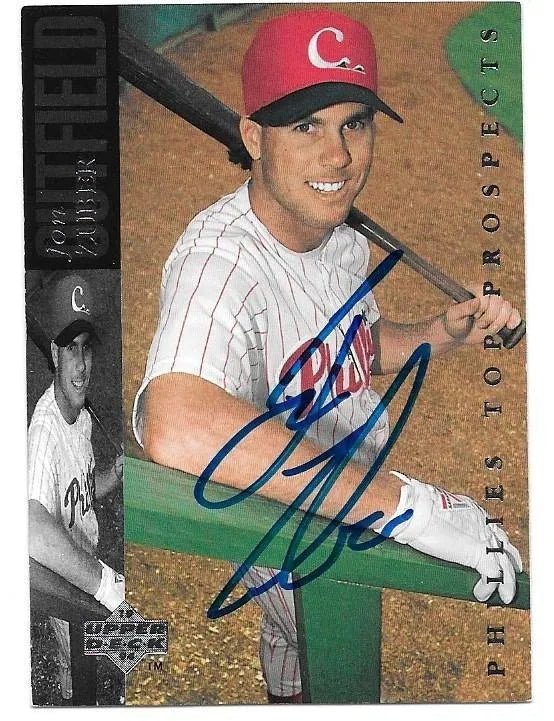 John Zuber Signed 1994 Upper Deck Minors Baseball Card - Philadelphia Phillies
