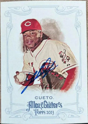 Johnny Cueto Signed 2013 Allen & Ginter Baseball Card - Cincinnati Reds