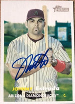 Johnny Estrada Signed 2006 Topps Heritage Baseball Card - Arizona Diamondbacks
