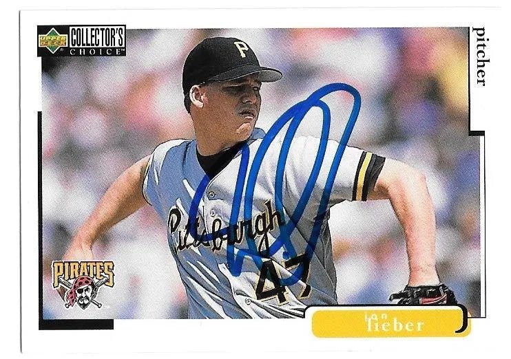 Jon Lieber Signed 1998 Collector's Choice Baseball Card - Pittsburgh Pirates
