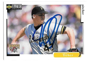 Jon Lieber Signed 1998 Collector's Choice Baseball Card - Pittsburgh Pirates