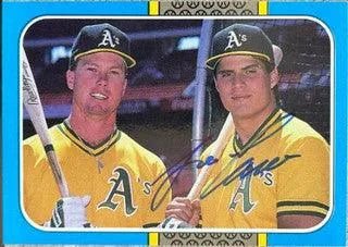 Jose Canseco Signed 1987 Donruss Highlights Baseball Card - Oakland A's