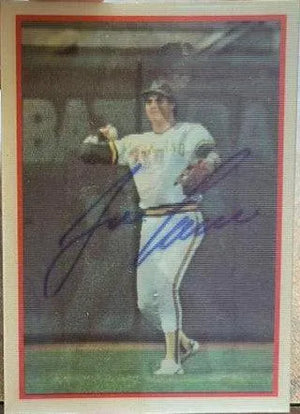 Jose Canseco Signed 1987 Sportflics Baseball Card - Oakland A's - PastPros