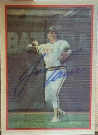 Jose Canseco Signed 1987 Sportflics Baseball Card - Oakland A's