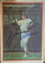 Jose Canseco Signed 1987 Sportflics Baseball Card - Oakland A's