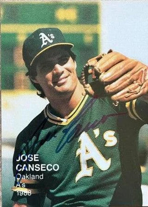 Jose Canseco Signed 1988 Baseball's Best Series II Baseball Card - Oakland A's