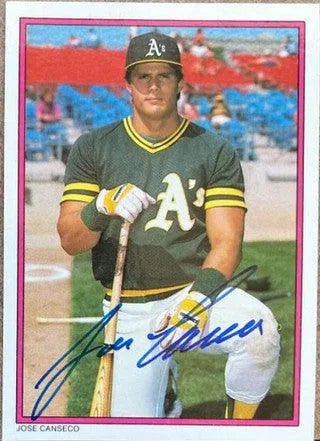 Jose Canseco Signed 1988 Topps All-Star Set Collector's Edition Baseball Card - Oakland A's