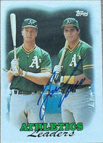 Jose Canseco Signed 1988 Topps Baseball Card - Oakland A's #759 - PastPros