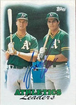 Jose Canseco Signed 1988 Topps Tiffany Baseball Card - Oakland A's #759