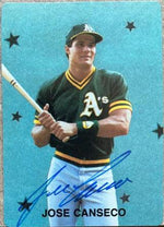 Jose Canseco Signed 1989 Major League All-Stars Baseball Card - Oakland A's - PastPros