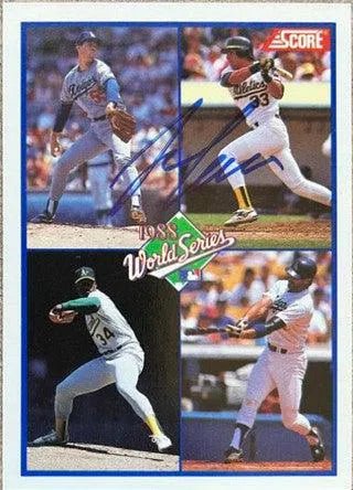 Jose Canseco Signed 1989 Score Baseball Card - Oakland A's #582