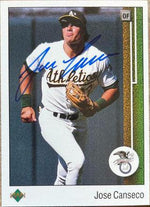 Jose Canseco Signed 1989 Upper Deck All-Star Baseball Card - Oakland A's - PastPros